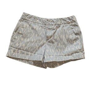 Khakis By Gap City 3 in Short Womens Shorts-Blue/White-Size 4-GUC